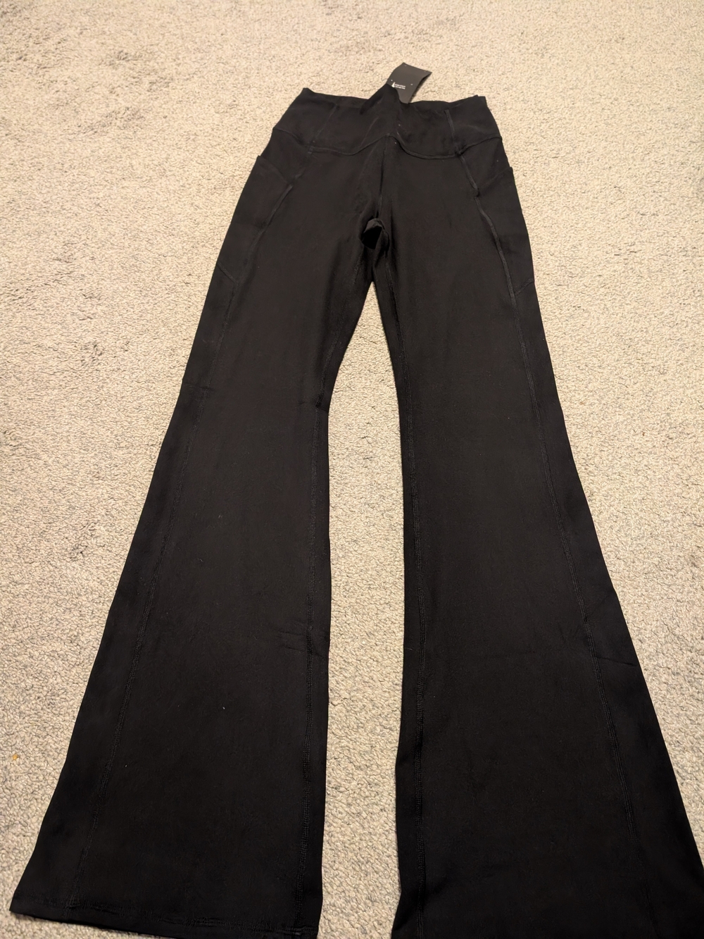 Oasis PureLuxe High-Waisted Pocketed Kick Flare High-Waist Pants